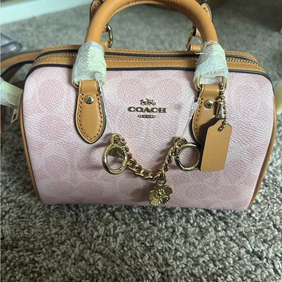 NWT Coach Powder Pink Mini Rowan - Picture 2 of 5